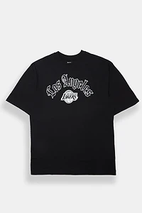 T-shirt surdimensionné imprimé style script LA Lakers homme