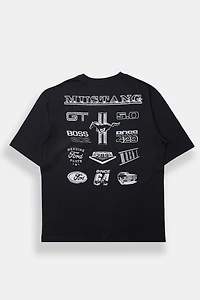 T-shirt surdimensionné imprimé logo Ford