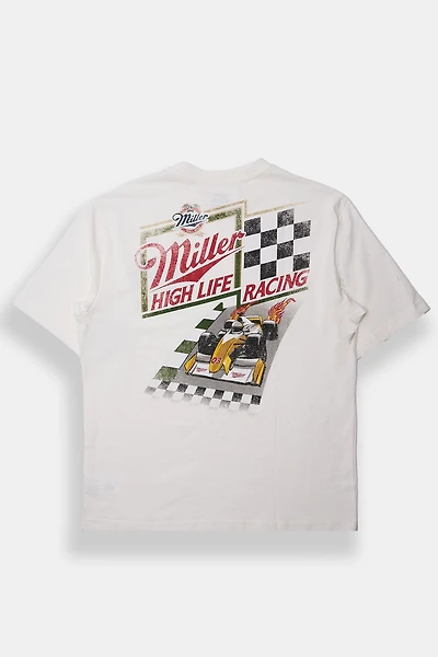 T-shirt surdimensionné imprimé Miller Racing