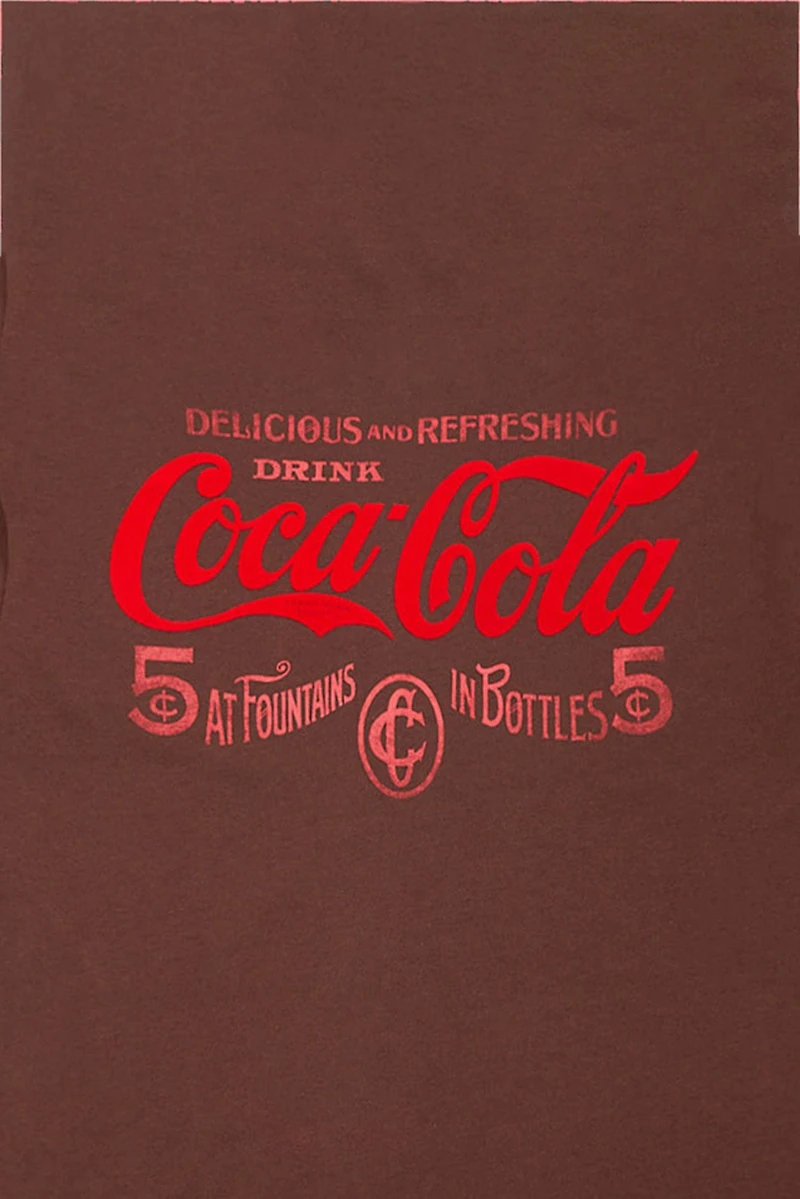 Coca-Cola Five Cent Graphic Oversized Tee