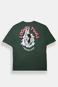 T-shirt surdimensionné imprimé Looney Tunes Bugs Bunny