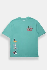 T-shirt surdimensionné imprimé Looney Tunes That's All Folks