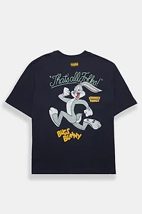 Looney Tunes Bugs Bunny Graphic Oversized Tee