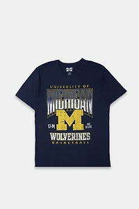 Mens Michigan Wolverines Logo T-Shirt