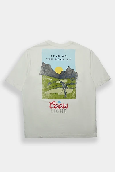 Coors Light Golf Graphic Oversized Tee