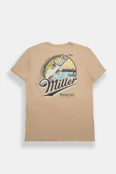 Miller High Life Fishing Graphic Tee