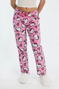 Hello Kitty Cherries Plush Pajama Pant