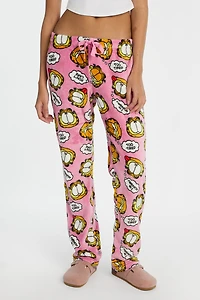 Pantalon de pyjama en peluche imprimé Garfield