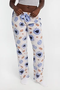 Cookie Monster Plush Pajama Pant
