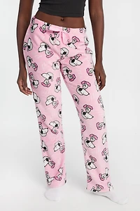 Peanuts Snoopy ZZZ Plush Pajama Pant