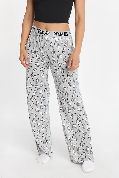 Peanuts Snoopy Hearts Super Soft Pajama Boxer Pants
