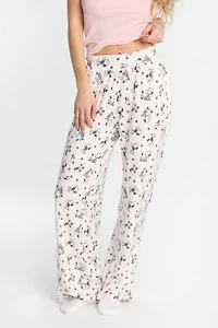 Peanuts Flower Super Soft Wide Leg Pajama Pants