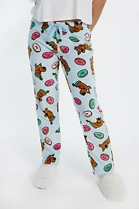 Scooby-Doo Donuts Plush Pajama Pant