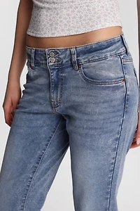 Jeans évasé taille basse AERO