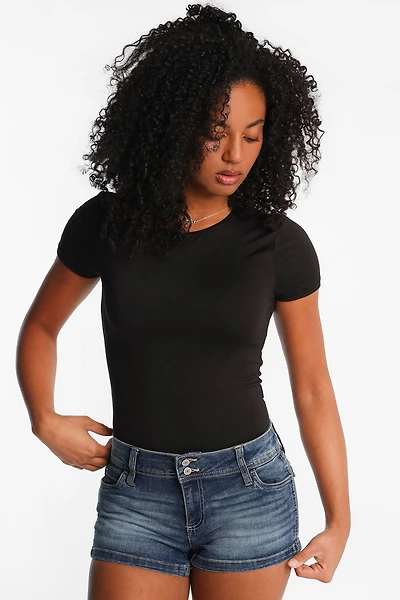 AERO Short Sleeve Crew Neck Bodysuit