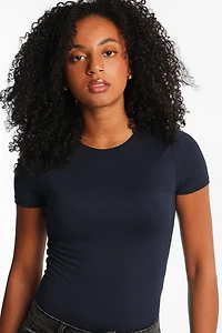 AERO Short Sleeve Crew Neck Bodysuit