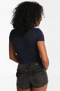 AERO Short Sleeve Crew Neck Bodysuit