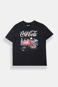 T-shirt coupe boyfriend imprimé Coca-Cola Truck