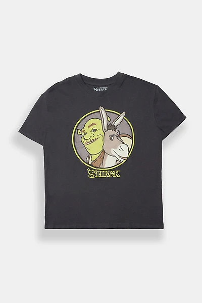 Shrek & Donkey Graphic Boyfriend Tee