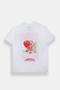 Strawberry Shortcake Farm Fresh Graphic Boyfriend Tee