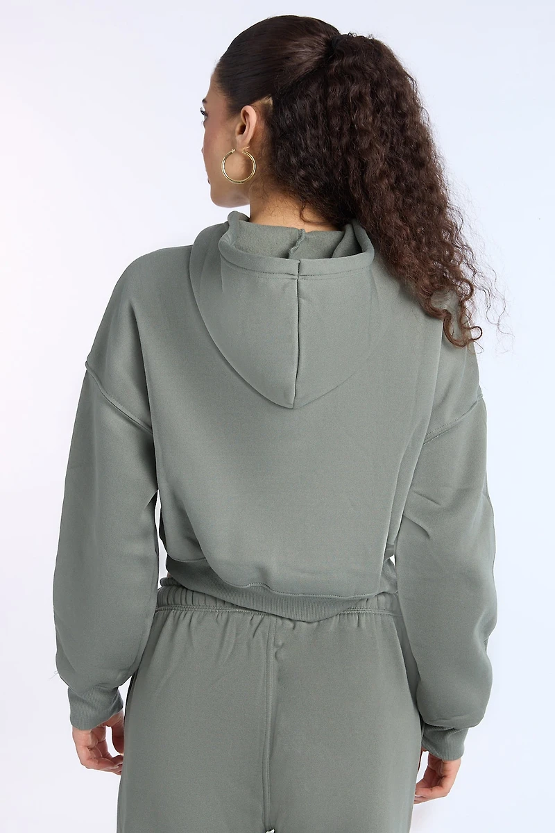 Haut à capuchon coupe courte imprimé Keroppi