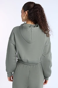 Haut à capuchon coupe courte imprimé Keroppi