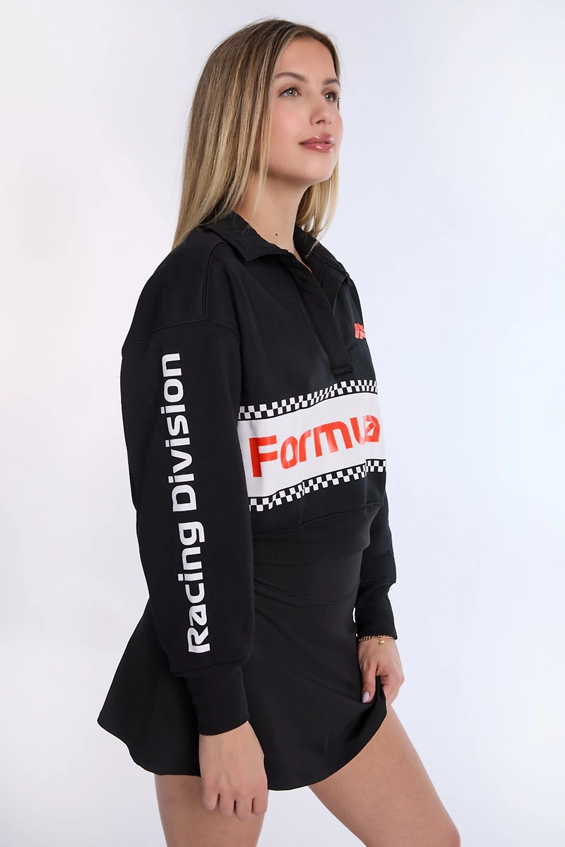 Sweatshirt à col polo Formula 1
