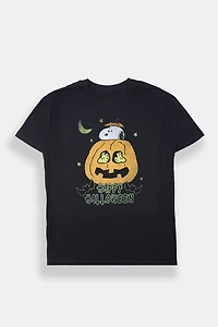 Snoopy Happy Halloween Graphic Boyfriend Tee