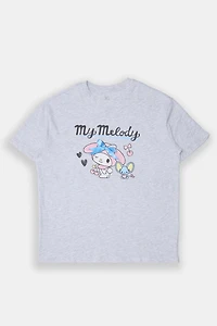Hello Kitty My Melody Graphic Boyfriend Tee