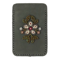 Floret Beaded Card Holder