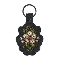 Floret Beaded Keychain