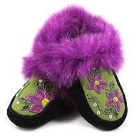 Anne Bell Ladies 7 Floral Moccasins