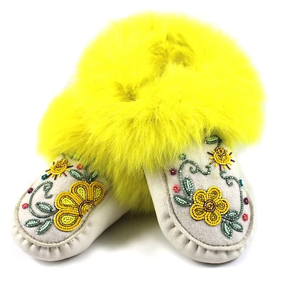 Anne Bell Ladies 7.5 Floral Moccasins