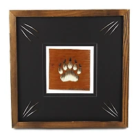 Amber Waboose Quilled Bear Paw Artwork