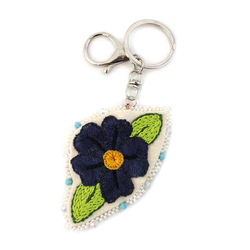 Bambi Amos Floral Keychain