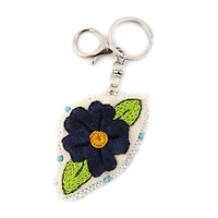 Bambi Amos Floral Keychain