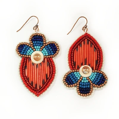 Crystal Behn Strawberry Quill Earrings