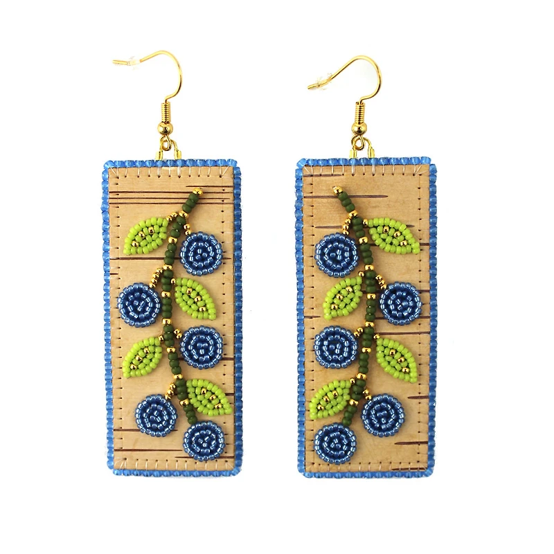 Christina Stonefish Sun-Kissed Blueberries Earrings