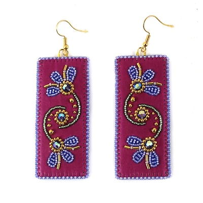 Boucles d'oreilles Christina Stonefish à perles