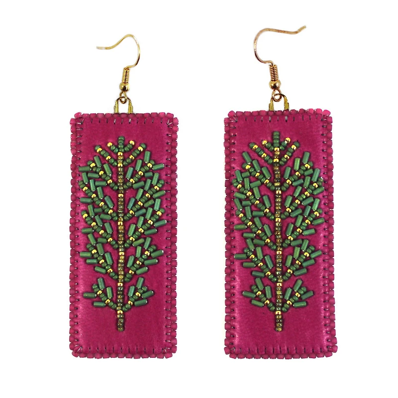 Boucles d'oreilles Christina Stonefish à perles