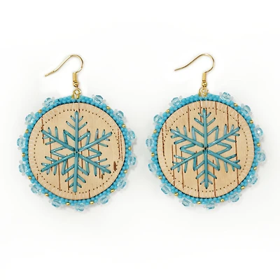 Boucles d'oreilles flocon de neige Christina Stonefish