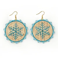 Boucles d'oreilles flocon de neige Christina Stonefish