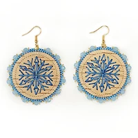 Christina Stonefish Snowflake Earrings