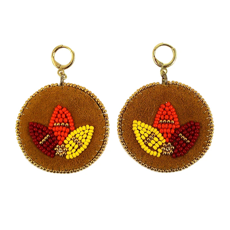 Trip Charbs Fall Floral Earrings