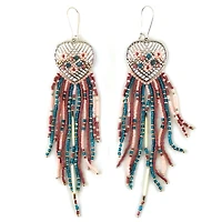 Jennifer Chartrand Beaded Heart Earrings