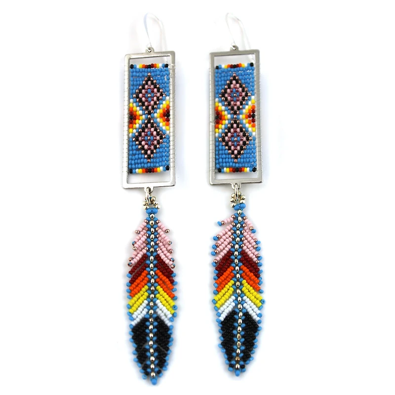 Boucles d'oreilles en perles Jennifer Chartrand