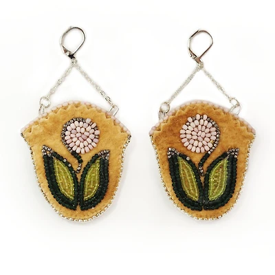 Boucles d'oreilles florales Kayas Jocelyn Lamothe