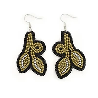 Boucles d'oreilles tiges et feuilles de Jaime Lepine