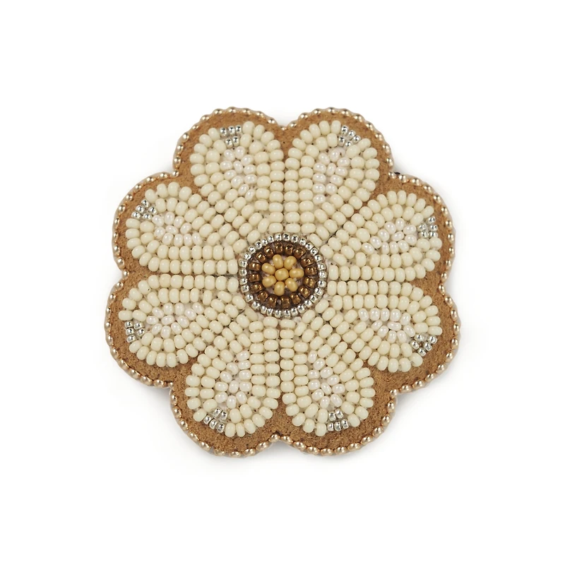 Jaime Lepine White Flower Pin