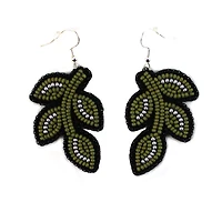 Boucles d'oreilles tiges et feuilles de Jaime Lepine